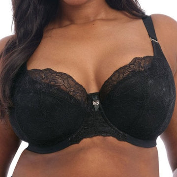 Elomi Brianna Padded Half Cup Bra Black
